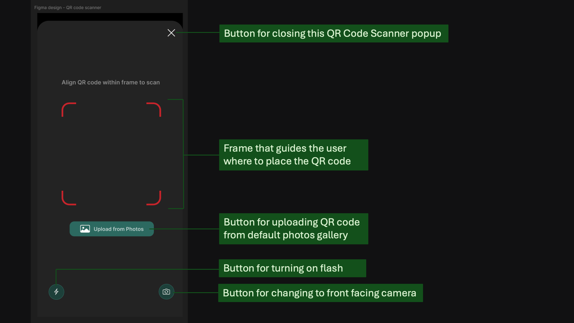 Attendify QR Code Scanner Interface