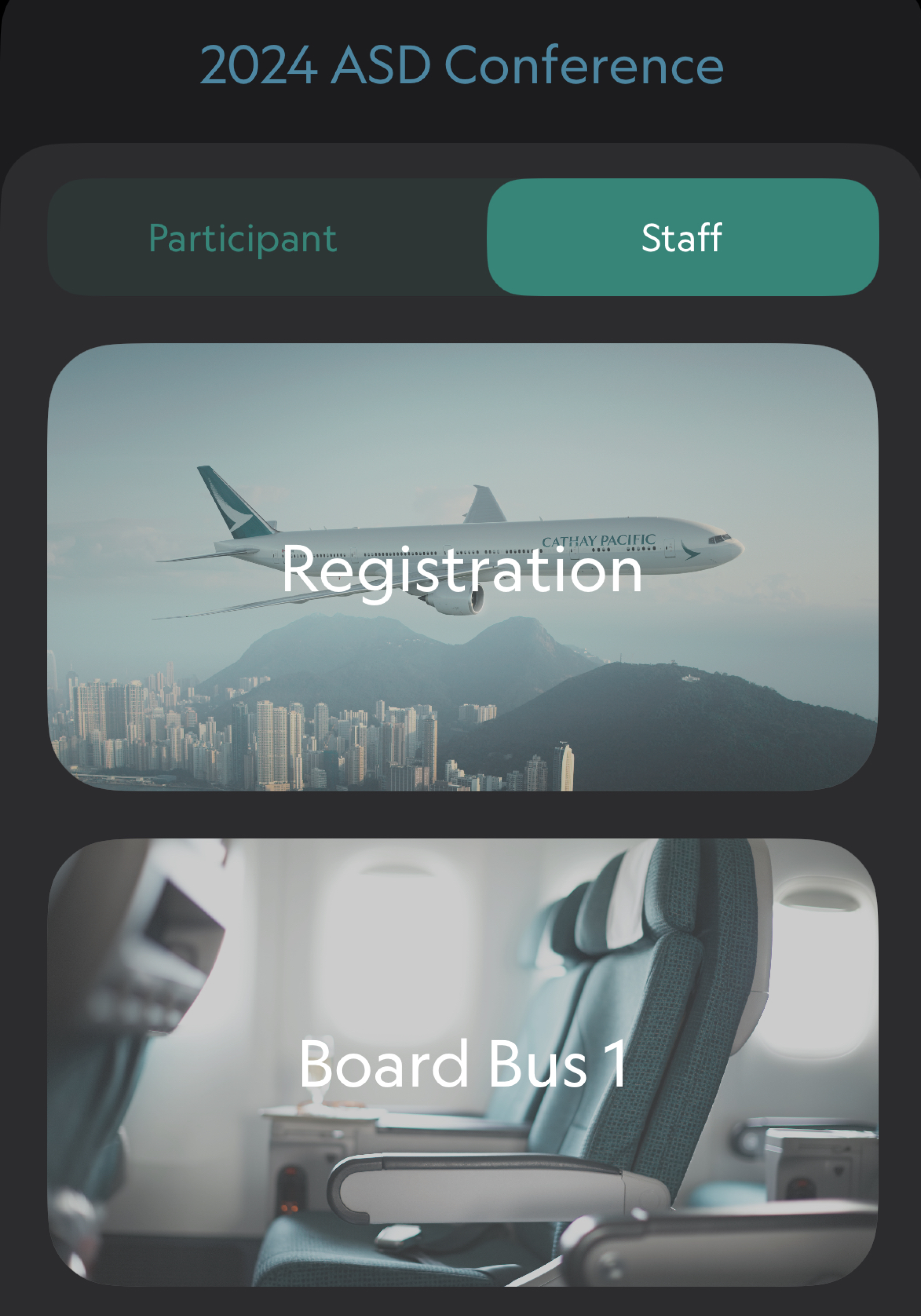 Attendify Cathay conference registration app